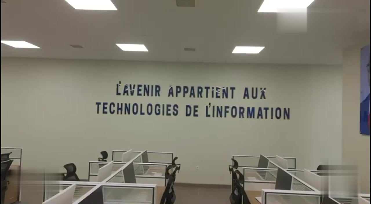 La salle informatique du campus